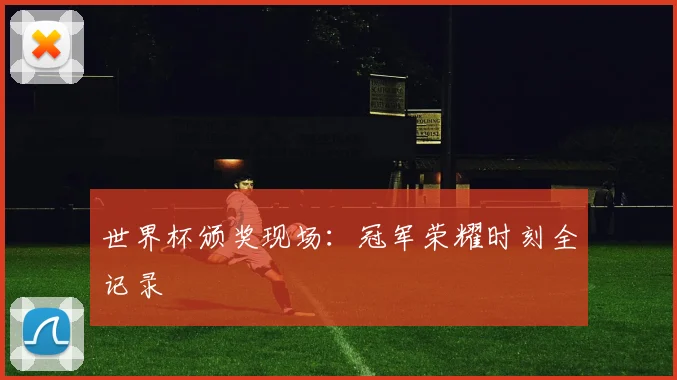 世界杯颁奖现场：冠军荣耀时刻全记录